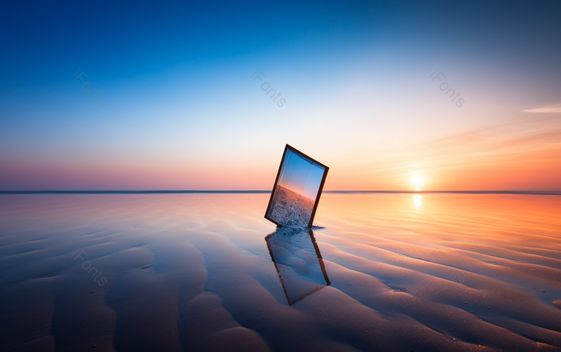 夕阳如画大连海滩海边风光唯美摄影户外美景,高清,摄影图,摄影图片,图片大全,摄影图免费下载